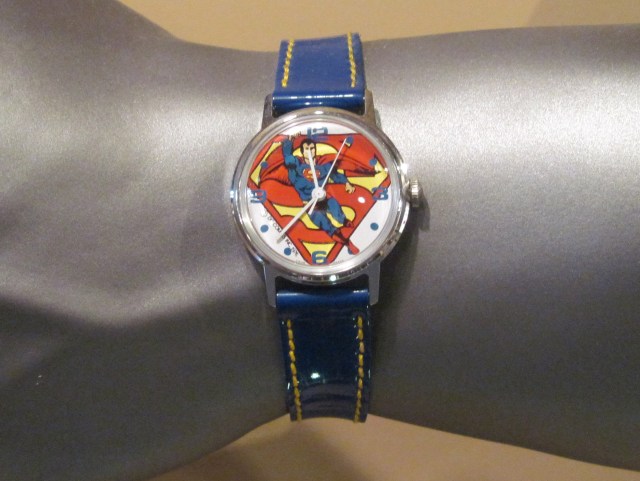 One of the many specialized watches on display. This one shown for the benefit of Jason Robinson. (Photo by Ron Haines)