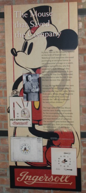 Mickey Mouse saved the company (Photos by Ron Haines)