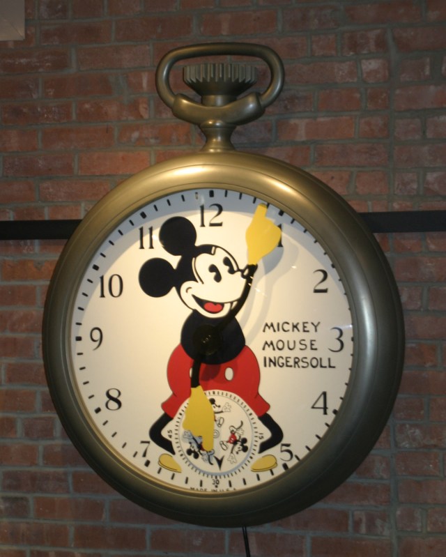 One of the many Mickey Mouse watches on display. (Photo by Ron Haines)