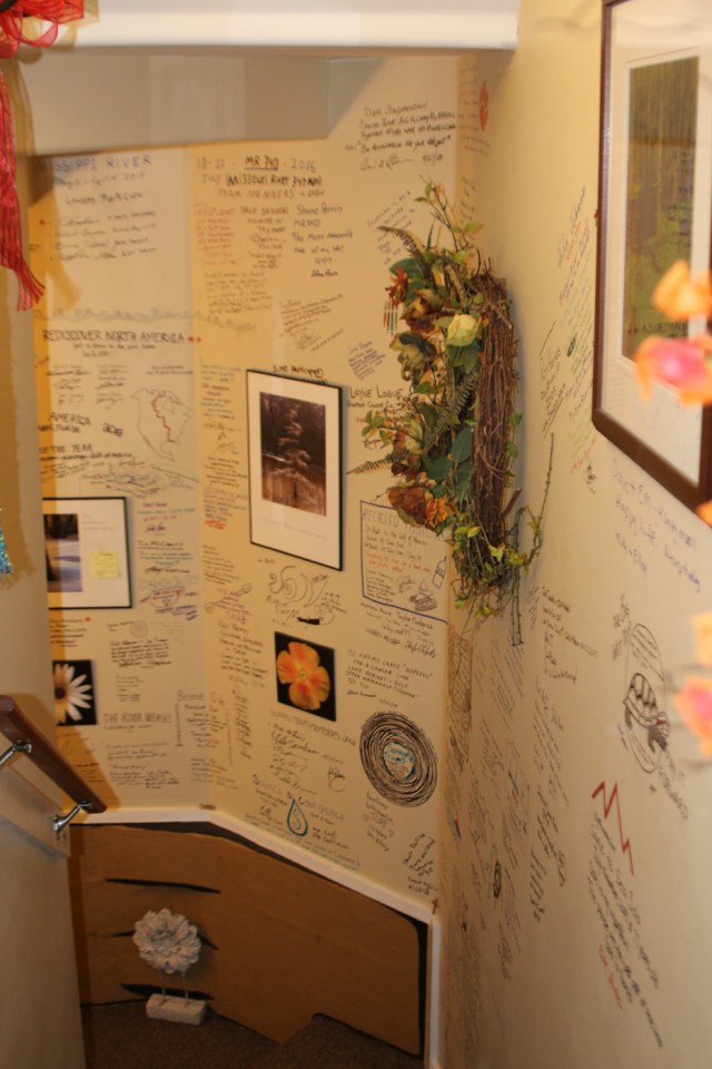 A portion of the wall at Dale Sanders house on 10/31/19.  Photo by Ron Haines